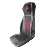 TOEWOE Shiatsu Neck & Back Massager with Heat, Deep Tissue Kneading Massage Chair Pad for Back, Shoulder, Waist, Hips Pain Relief, Massage Seat Cushion for Home & Office Use (Color : Black)