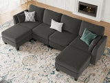 Modular Sectional Sofa 6 Seaters Modular Sleeper Sofa Couch
