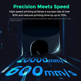 FLASHFORGE Adventurer 5M Pro 3D Printer with 1 Click Auto Printing System, 600mm/s High-Speed, Quick Detachable 280°C Nozzle