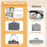 Lap Desk for Laptop Stand with Cushion, Adults with Storage Fits Up to 15.6in, Combines Features Bag and Pillow Table by Travel