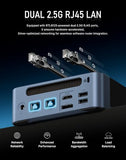 BOSGAME E5 11 Pro Mini PC, AMD Ryzen 5300U 4C/ 8T, Business Home Office PC