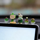 RCAGCAT Mini Cat Desk Figurines, Cute Figurine Statue Decor for Desk, Rearview Mirror, Office, Bedroom