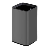 Trash Bin Kitchen 3.1 Gallon Square Garbage Can, Open Top Metal Design with Removable Liner for Office, Living Room, Hotel and Commercial Use