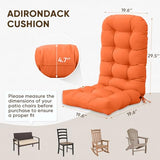 COOS BAY High Back Adirondack Chair Cushions for Outdoor Furniture