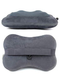 Zyllion Shiatsu Back and Neck Massager with Heat - 3D Electric Kneading Deep Tissue Massage Pillow for Muscle Pain Relief, Slate, ZMA-13