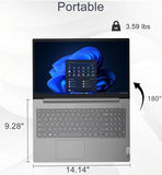 Lenovo Laptop Computer V15, AMD Ryzen 5 7520U, 16GB DDR5 RAM, 512GB SSD