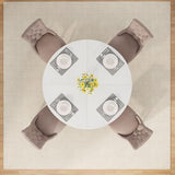 Tribesigns 47 inch Round Dining Table Wood Kitchen Table for Dining Room, 47" Dinner Room Tables for 4-6, White