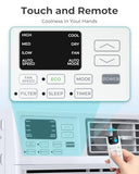 Electactic Window Air Conditioner, 8000 BTU Window AC Unit, Cool Rooms up to 350 Sq.Ft., 6-in-1 Modes,24H Timer, Energy Saving, Remote Control, Perfect for Bedroom, Apartment, Living Room, Office