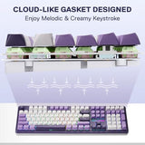 Redragon K745 PRO Wireless Gasket RGB Gaming Keyboard, 108 Keys Mechanical Keyboard w/Extra 4 Hotkeys