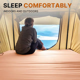 GAIALOOP Floor Memory Foam Car Camping Bed Glamping Roll Up Futon Mattress, Japanese Floor Sleeping Mat Camp Cot Mattress Pad Travel Guest Side Sleepers [Cot: 72 * 24 * 3'']