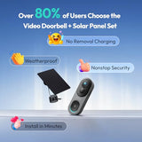 Nonstop Power Video Doorbell with Head-to-Toe View, No Subscription, AI Motion Detection