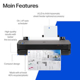 DesignJet T210 Large Format 24-Inch Plotter Printer for Easy CAD & Poster Prints