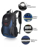 WATERFLY Lightweight Packable Hiking Backpack: 30L Foldable Travel Daypack Ultralight Camping Day Pack for Woman Man
