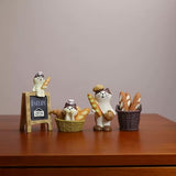 5Pcs Cute Cat Car Dashboard Accessories, Fun Car Rearview Mirror Decorations, Kawaii Desk Office Decorations
