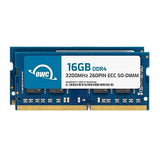 OWC 32GB (2x16GB) DDR4 3200MHz PC4-25600 CL22 1RX8 ECC Unbuffered SODIMM 1.2V 260-pin