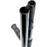 KMINA Foldable Forearm Crutches of Carbon Fiber (x2 Units), Open Cuff, Lightweight, Folding Crutches, Made in Europe, PRO Model