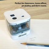 Products Electric Pencil Sharpener, Battery Powered Sharpener, 72 Count, Dual Holes Sharpeners for Standard No 2 Pencils