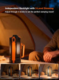 Rechargeable Telescopic Camping Light, 15000mAh Collapsible Lantern with 270° Rotation & Dimming, Portable Flashlight, Waterproof Tent Light for Outdoor Camping, Hiking, Barbecue, Fishing & Emergency