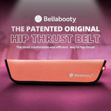 Bellabooty Premium Hip Thrust Belt - Adjustable Exercise Belt for Glutes & Squats, - Weightlifting Belt Support for Women - Pink