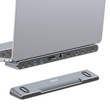Acer Docking Station 3 Monitors, 11-in-1 Laptop Docking Station Stand with DP 8K + Dual HDMI 4K@60Hz, Ethernet, 10Gbps Data