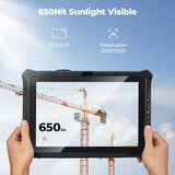 MUNBYN Rugged Windows Tablet, 12.2" Extra Large Rugged Tablet