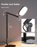 Led Desk Lamps for Home Office with Base, Video Conference Lighting for Zoom