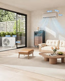 18000 BTU Mini Split Air Conditioner - 19 SEER2 Ductless Inverter AC with 208-230V, Cools Up to 1250 Sq. Ft, Built-in Heat Pump System, White