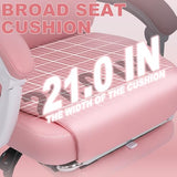 Misolant Big and Tall Office Chair with Footrest, High Back Desk Chair
