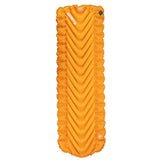KLYMIT Insulated Static V2 Inflatable Sleeping Pad | Upgraded Comfort | Portable, Ultralight, Easy to Inflate, Foldable Air Bed for Camping, Backpacking & Hiking — Saffron