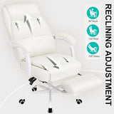 Misolant Big and Tall Office Chair with Footrest, High Back Desk Chair