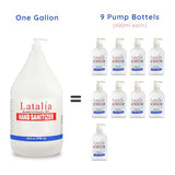 Pack of 2 Moisturizing Hand Sanitizer Bulk Travel Size | Unscented Hand Sanitizer Gel for School, Office, Home