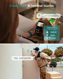 Doorbell Camera Wireless No Subscription - 2K Video Doorbell Wireless with Chime, 2 Way Audio, 30s Voice Message