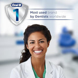 Oral-B Rechargeable Electric Toothbrush, iO3 Limited Deep Clean, 3 Cleaning Modes, Visual Pressure Sensor to Protect Gums, 2 Brush Heads, Travel Case, White
