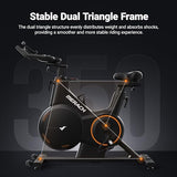 Exercise Bike with Incline and Decline, Stationary Bike for Home with Auto Magnetic Resistance, Indoor Cycling Bike with Exclusive App, Max 350lbs Weight