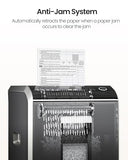 200-Sheet P-5 Micro-Cut Heavy-Duty Paper Shredder, 60-Min Continuous Run