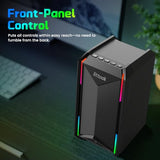 Computer Speakers for Music and Gaming, DC Adapter Powered Speakers for Desktop PC or Laptop