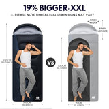 TANSTRIDER XXL Winter Sleeping Bags for Adults Cold Weather,Camping Sleeping Bag for Kids with Compression Sack,4 Season Camping Essentials Gear for Hiking,Traveling,Outdoor,Backpacking,Climbing