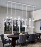 Modern Crystal Chandeliers LED Flush Mount Ceiling Chandeliers for Living Room