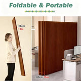 This Custom Folding Paper Room Divider Privacy Screen, Lightweight Portable Partition Temporary Wall for Home/Office
