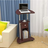 Lecterns Podium Stand Luxury Lecterns Adjustable and Movable Podium Stand with Drawers