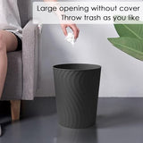 YGJT Small Trash Can, 6 Pack 1.8 Gallons Bathroom Trash Can, Slim Waste Basket
