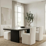 Hyfirm Upholstered Dining Chairs Set of 4, No Assembly Reception Chairs