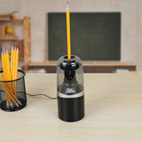 Westcott 17793 iPoint Stratus Electric Pencil Sharpener with Titanium-Bonded Blades and Pop-Top