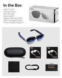 TOZO VIZO Z1 Pro AR Glasses 160" Virtual Screen, 1800 Nits 120Hz Micro-OLED