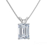 .25ct to 5.00 Carat Round Brilliant Solitaire Lab-Grown Diamond Solitaire Pendant Necklace