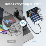 【10PCS】 Unitek 10-Port Charging Station, Fast Charger Dock for Multi-Device