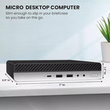 BTO ProDesk 600 G3 Mini Desktop Computer PC, Intel Core i7-6700T 6th Gen