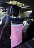 Tossits Hanging Car Trash & Garbage Bags, Disposable, Pink 21 Count