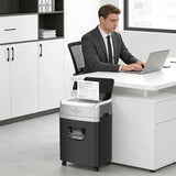 BONSEN 150-Sheet Autofeed Paper Shredder Heavy Duty, 60 Mins Micro-Cut Shredder for Office