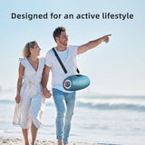 ZEALOT Portable Speakers Bluetooth Wireless, 120W Loud Waterproof Outdoor Speaker with Bass, Subwoofer, 40H Playtime, IP67, EQ, BT 5.3, LED Lights, for Camping Beach Party (Blue)